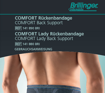 COMFORT Rückenbandage / COMFORT Back Support